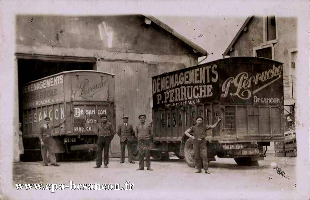 Déménagements P. PERRUCHE - BESANÇON - 14 rue Ronchaux
